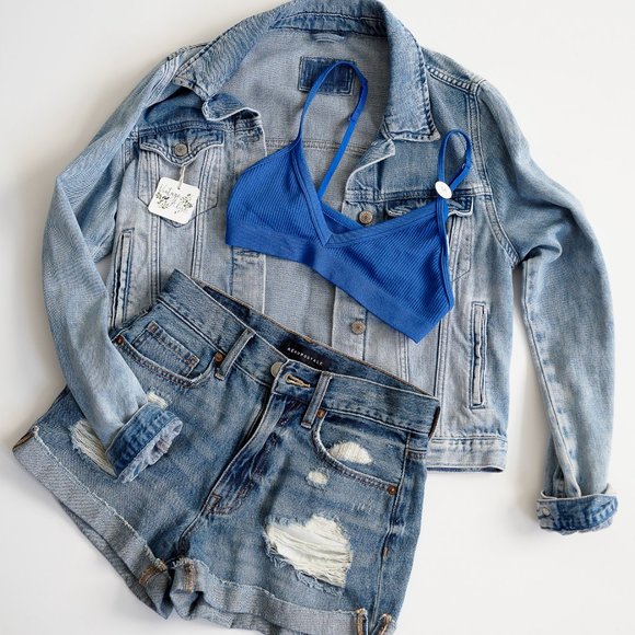 Cotton-On Body | Blue Sports Bra | Size M NWT - Picture 2 of 5